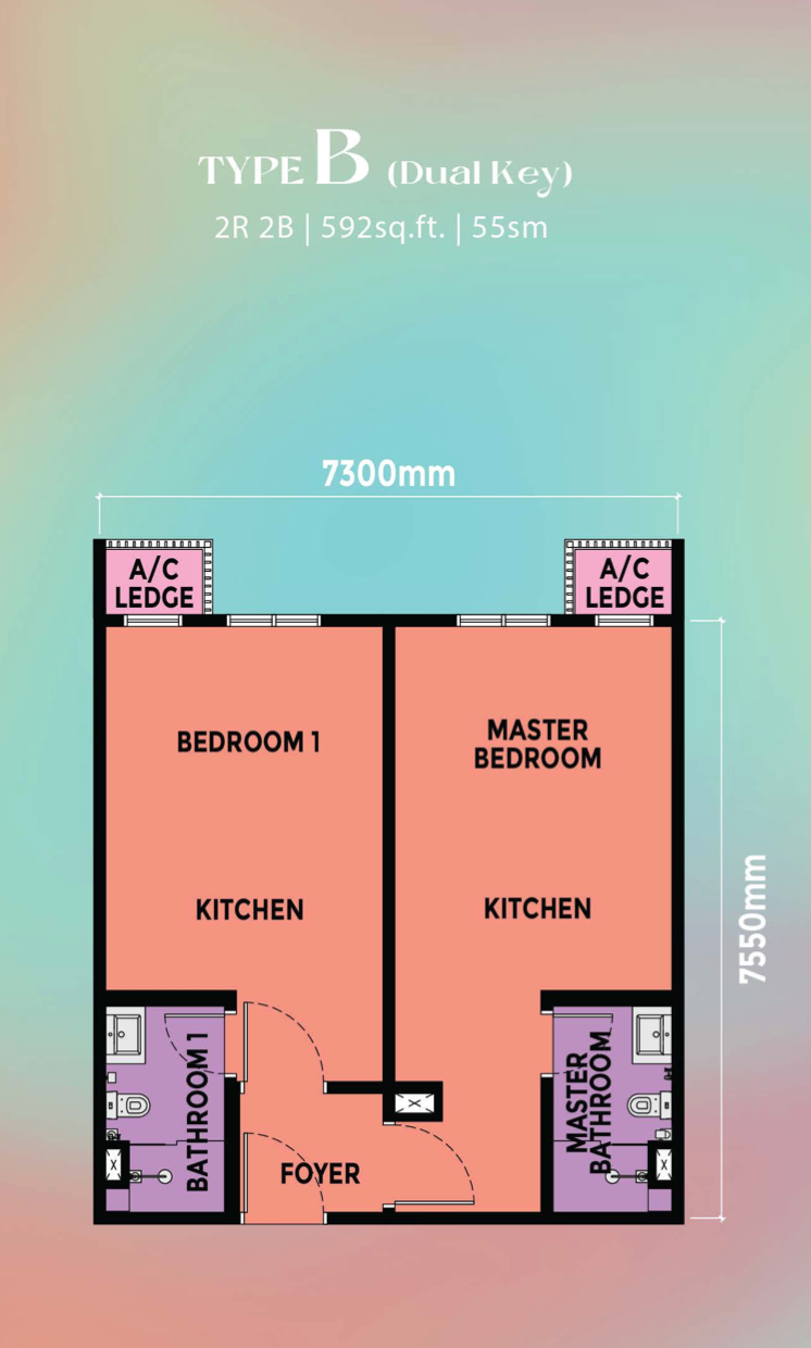 Type B Floor Plan